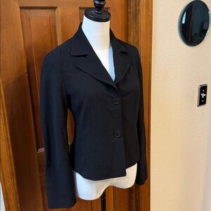 PRICE FIRM Akris Punto Black Blazer Size 4